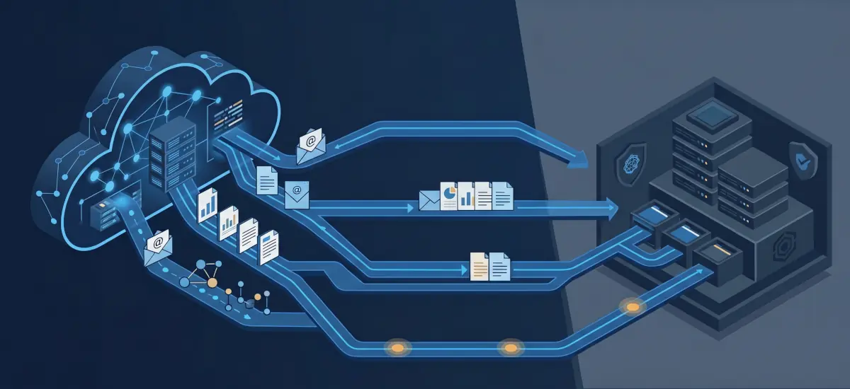 Cloud business data protected by independent backup and recovery layers